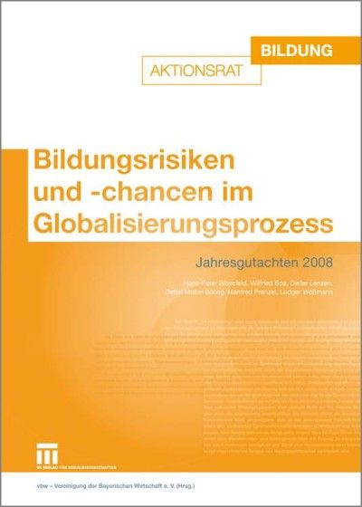 Bildungsrisiken und -chancen im Globalisierungsprozess (2008)