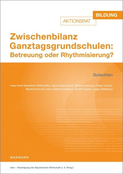 Zwischenbilanz Ganztagsgrundschulen (2013)