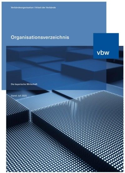Das vbw Organisationsverzeichnis Das vbw Organisationsverzeichnis