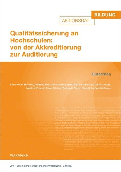 Qualitätssicherung an Hochschulen – Gutachten 2013