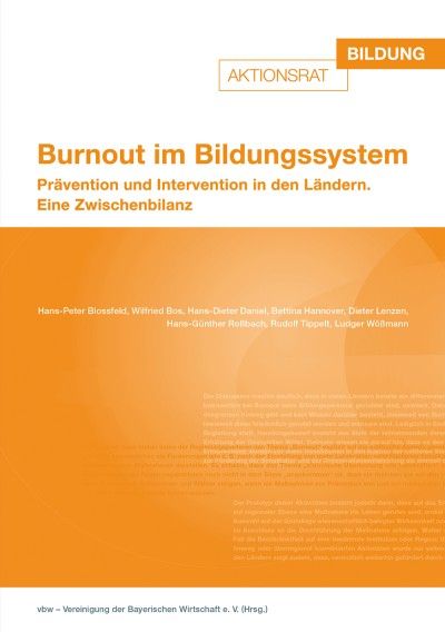 Burnout im Bildungssystem - Prävention und Intervention in den Ländern. Eine Zwischenbilanz
