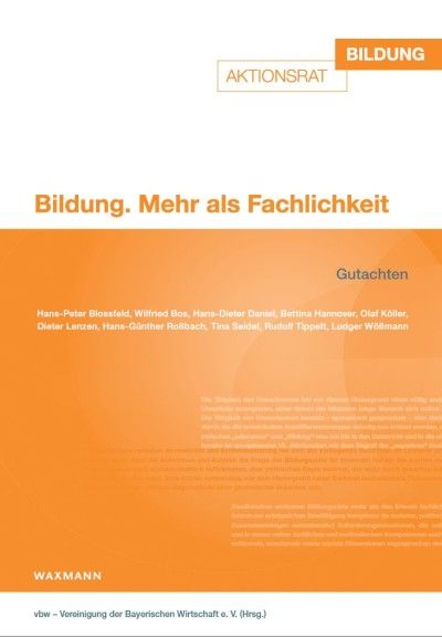 Bildung. Mehr als Fachlichkeit (2015)