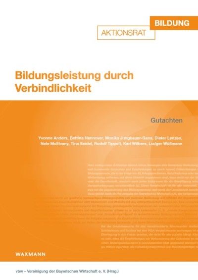 Bildungsleistung durch Verbindlichkeit (2025) Bildungsleistung durch Verbindlichkeit (2025)