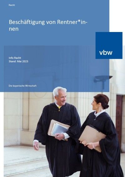 Beschäftigung von Rentner*innen Beschäftigung von Rentner*innen