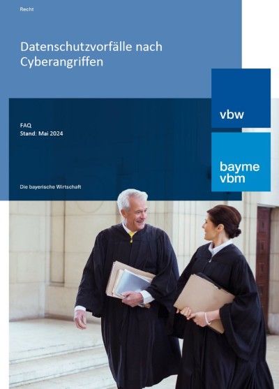 Datenschutzvorfälle nach Cyberangriffen Datenschutzvorfälle nach Cyberangriffen