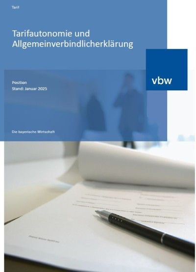 Tarifautonomie und Allgemeinverbindlicherklärung