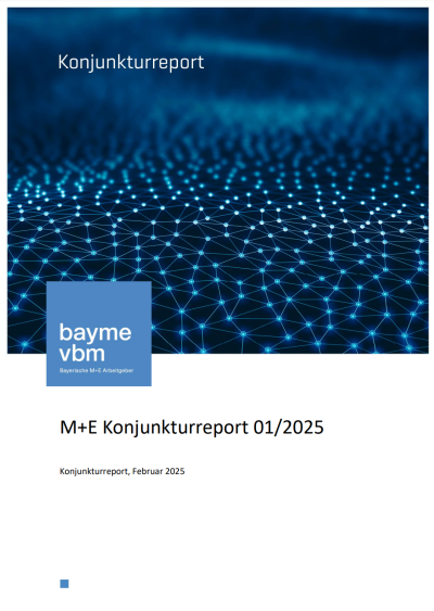 M+E Konjunkturreport 01/2025 M+E Konjunkturreport 01/2025