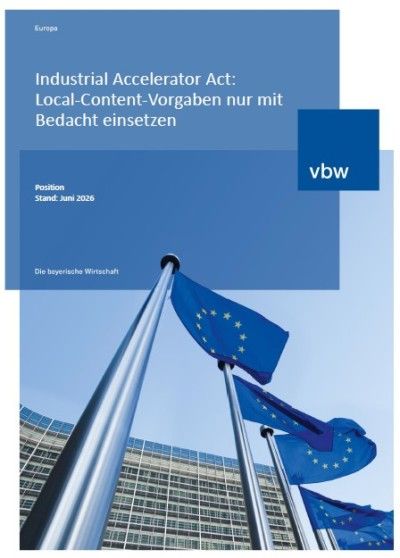 Industrial Accelerator Act und Local-Content-Vorgaben